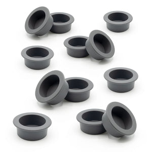 Pangea Large Silicone Gecko Feeding Cups - 12 Pack grey.