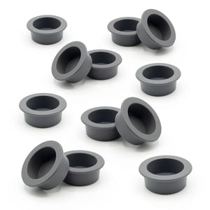 Pangea Small Silicone Gecko Feeding Cups - 12 Pack grey.