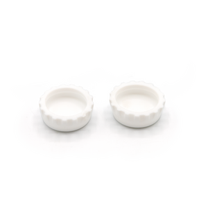 Pangea Silicone Bottle Cap Gecko Feeding Dish  - 2 Pack white.