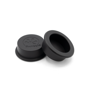 Pangea Small Silicone Gecko Feeding Cups - 2 Pack black.