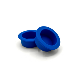 Pangea Small Silicone Gecko Feeding Cups - 2 Pack blue.