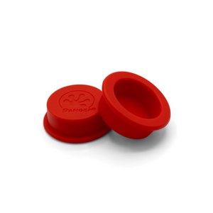 Pangea Small Silicone Gecko Feeding Cups - 2 Pack red.