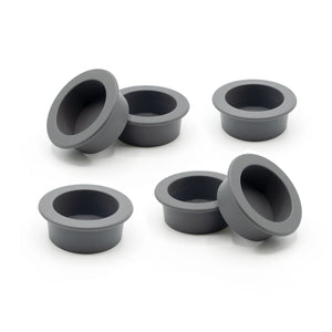 Pangea Large Silicone Gecko Feeding Cups - 6 Pack grey.