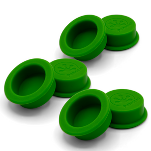 Pangea Small Silicone Gecko Feeding Cups - 6 Pack green.