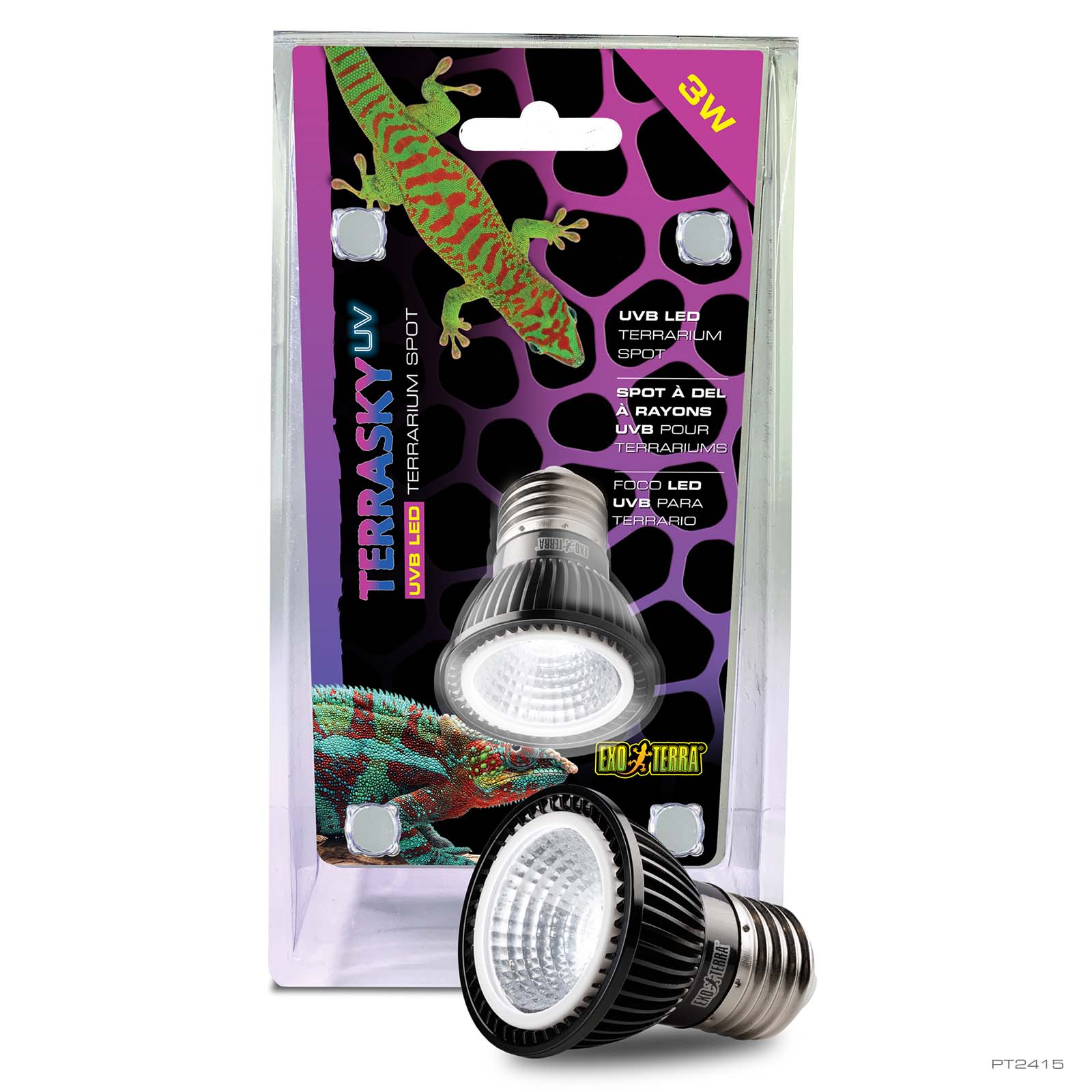 Exo Terra TerraSky UV - UVB LED Terrarium Spot Lamp