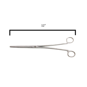 Pangea Non-Locking Hemostats - 12" measurement.