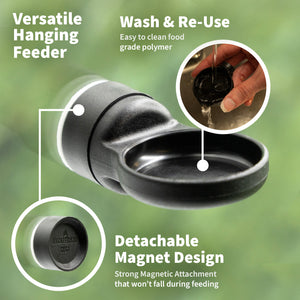 Image of Small Pangea Surface Mount MicroDish with informational labels.