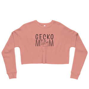 Crested Gecko Mom Crop Sweatshirt